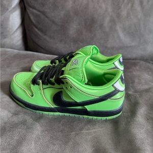Nike Dunk Low Neon Green with Black Accents